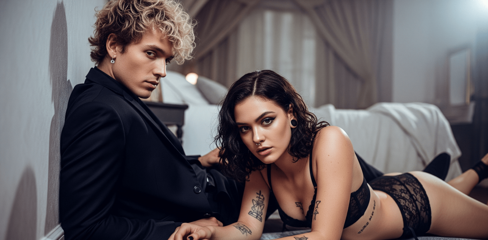 Mehr Informationen zu "CMNF erklärt: Der Reiz, wenn sie splitternackt ist – und er den Anzug an behält"